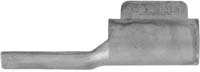 Ramrod pipe, iron, entry pipe with skirt, round, accepts 3/8" ramrod for H.E. Leman Trade Rifle